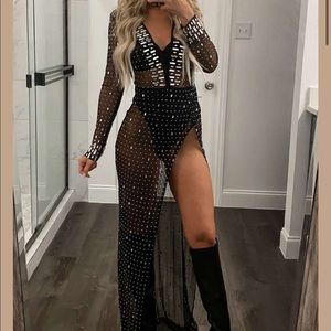 Black Sequin dress. Size medium